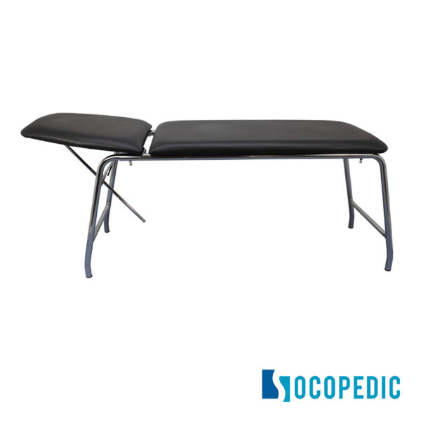 Table de massage 2 plans pour kiné de couleur noir de marque Socopedic