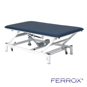 Table de massage électrique bobath pour kiné de couleur bleu marine de marque Ferrox