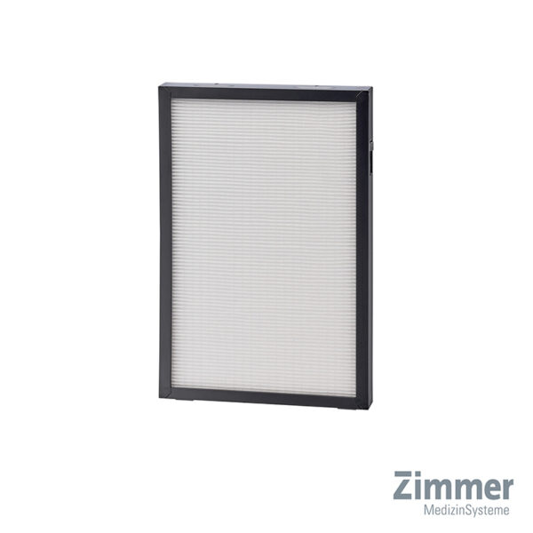 Filtre à air rectangulaire avec cadre noir pour équipement pour kiné Zimmer