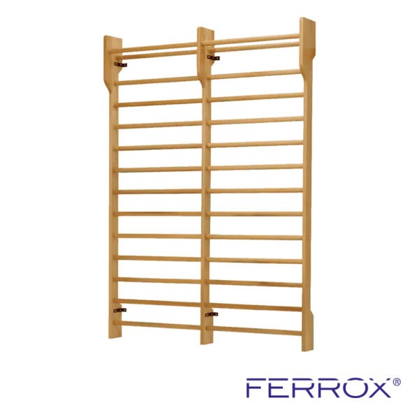 Espalier double en hêtre 14 barreaux | 250 cm - Ferrox – Image 1