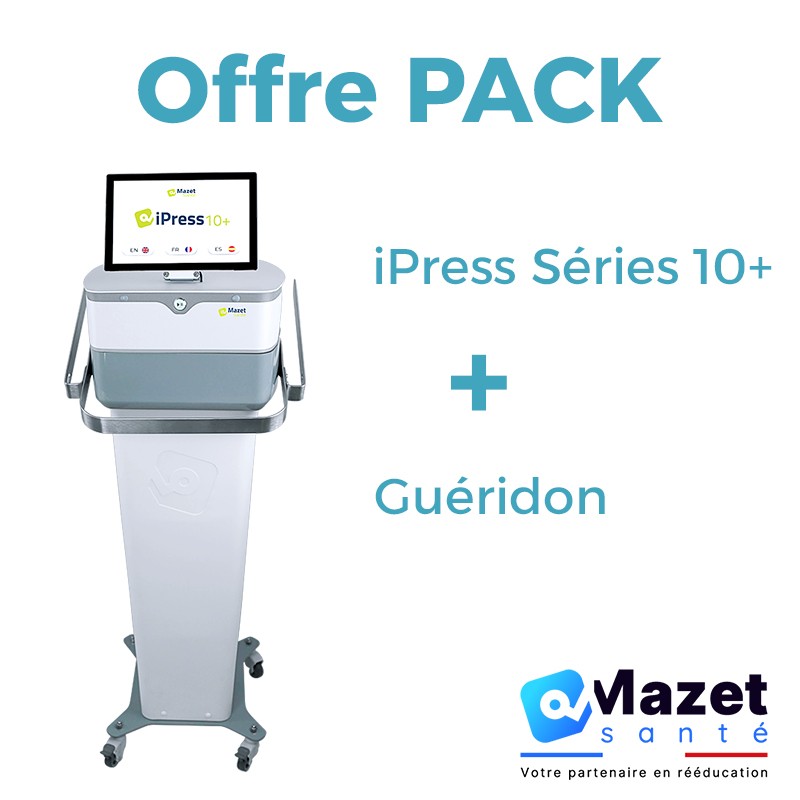 ipress-series-10+-avec-gueridon-pressotherapie-mazet-sante iPress Séries 10+ avec guéridon – MAZET SANTÉ – Image 1