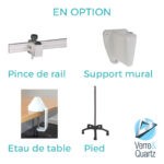 Lampe infrarouge IRP 400W sur bras articulé - Verre et Quartz – Image 2