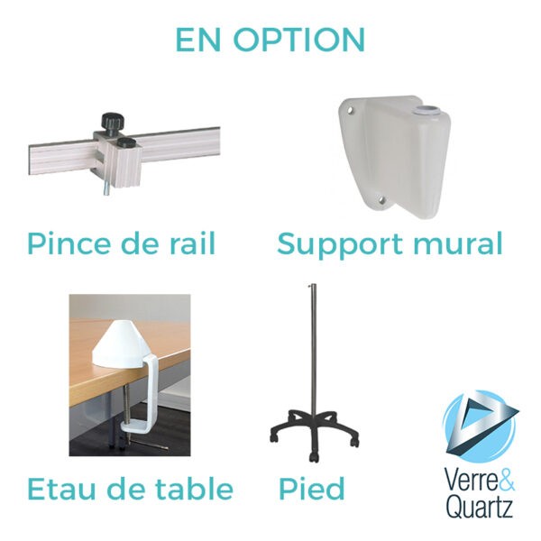 Lampe infrarouge IRP 400W sur bras articulé - Verre et Quartz – Image 2