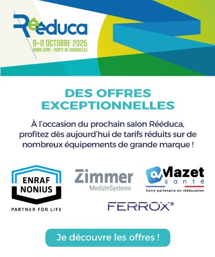 Les offres exceptionnelles à l'occasion du salon Rééduca 2025