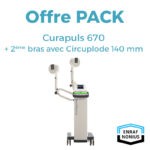 Curapuls 670 + Bras porte-électrode + Circuplode 140 mm - ENRAF-NONIUS