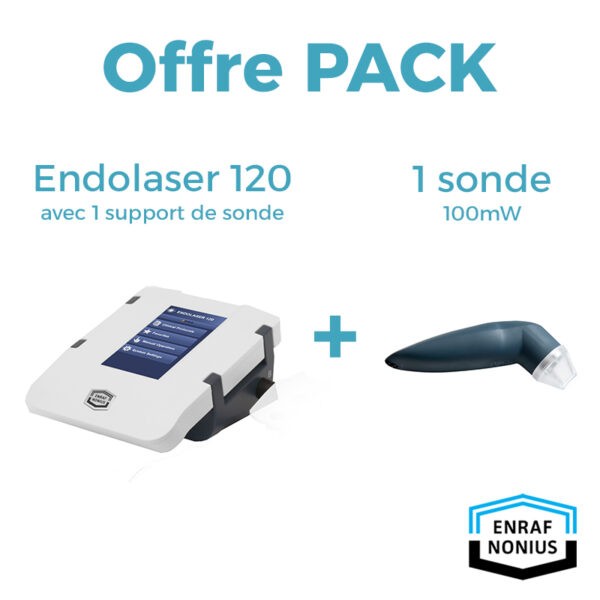 Endolaser 120 + Sonde laser pulsée 100 mW - ENRAF-NONIUS – Image 1
