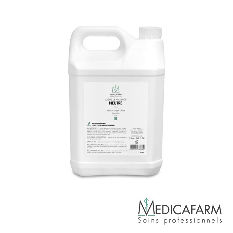 creme-de-massage-neutre-premium-longue-glisse-medicafarm-bidon-5l Crème de massage neutre Premium Longue Glisse 5L - MEDICAFARM – Image 1