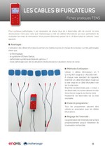 Fiche pratique du câble bifurcateur pour Cefar Tens de Chattanooga
